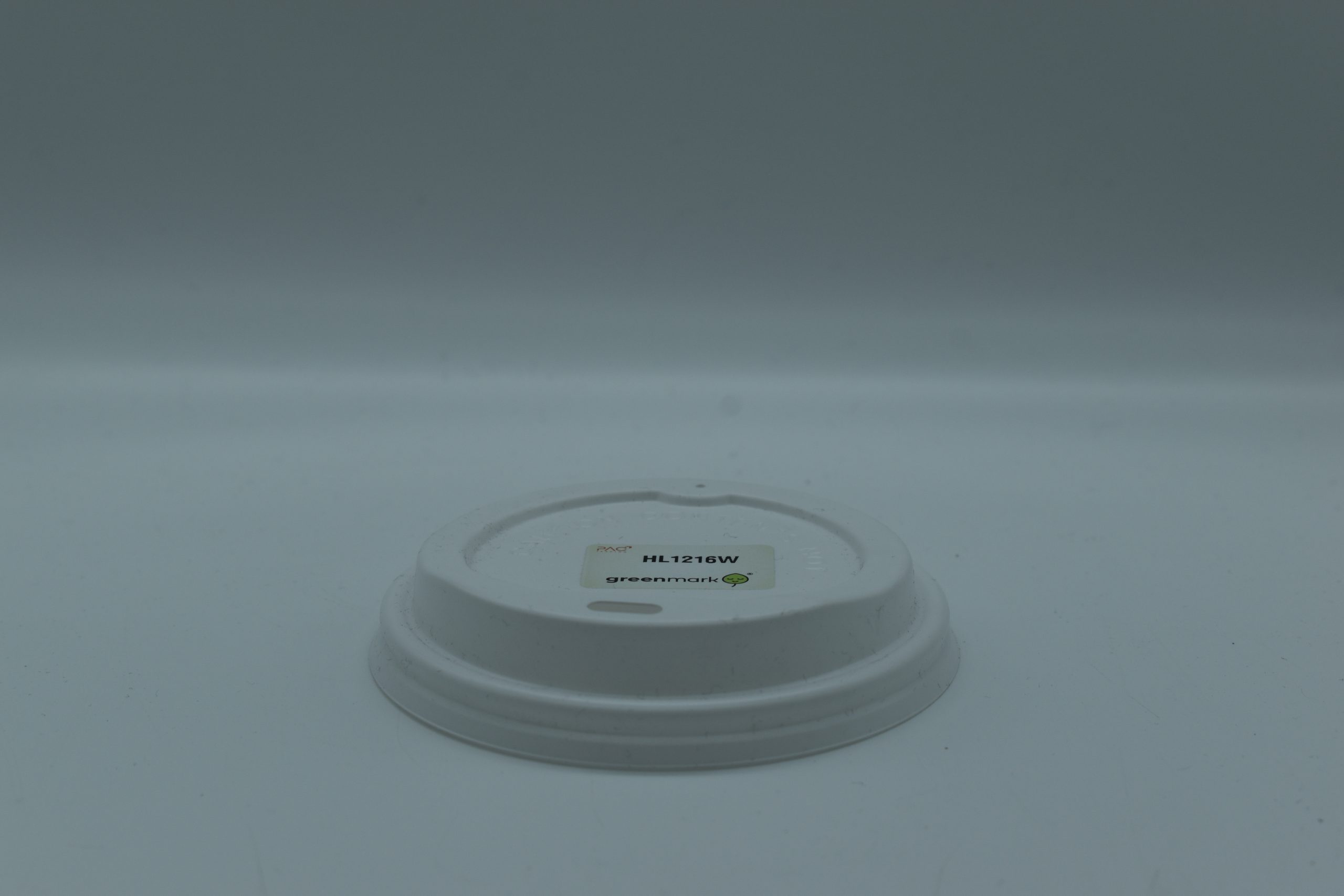12oz/16oz Coffee Cup Lids White (Frontier)