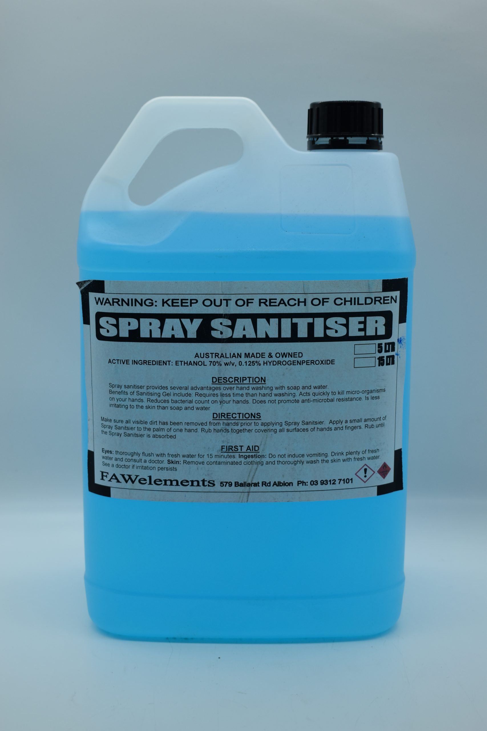 5L Spray Sanitiser