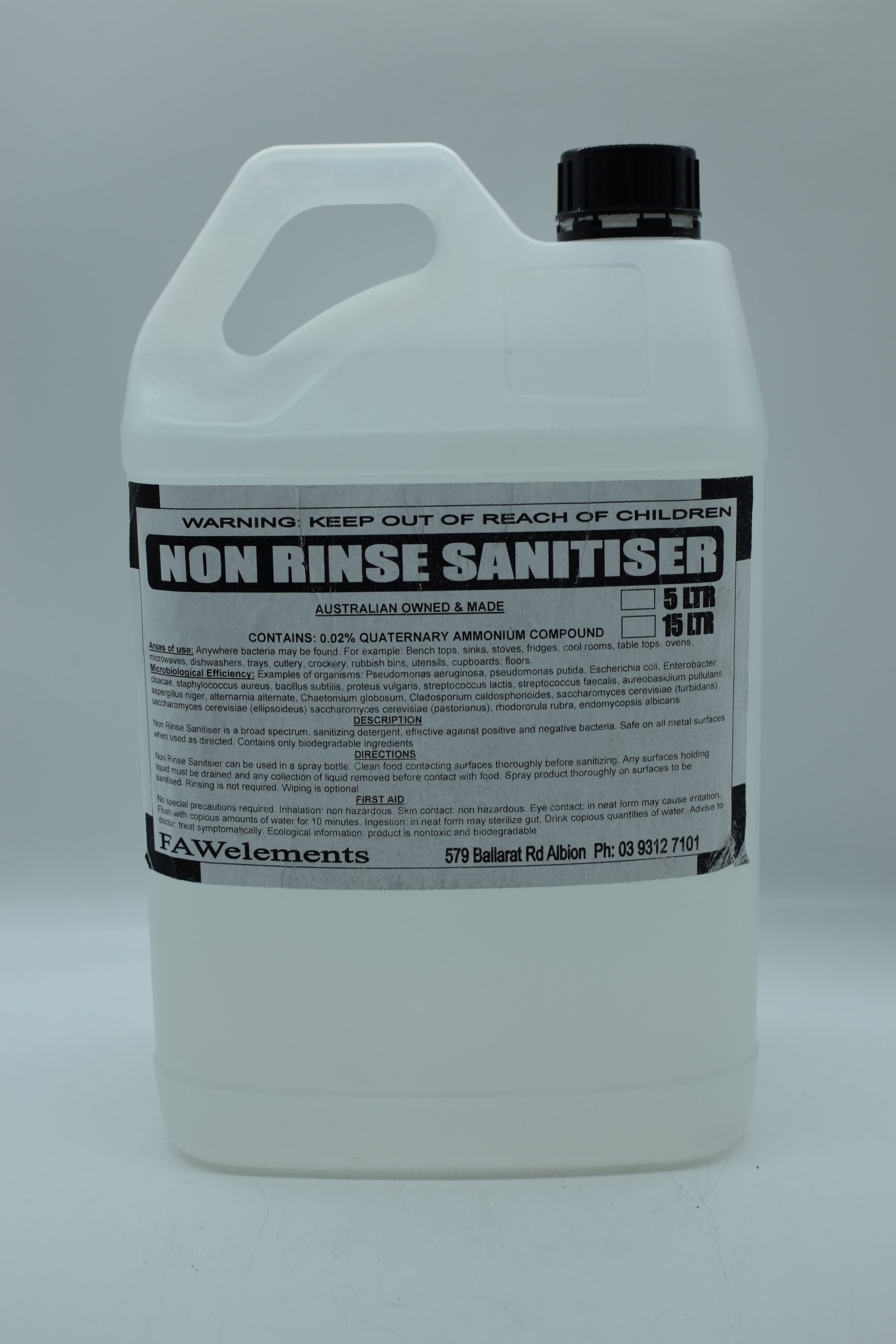 SNOBS Sani No Rinse 5lt