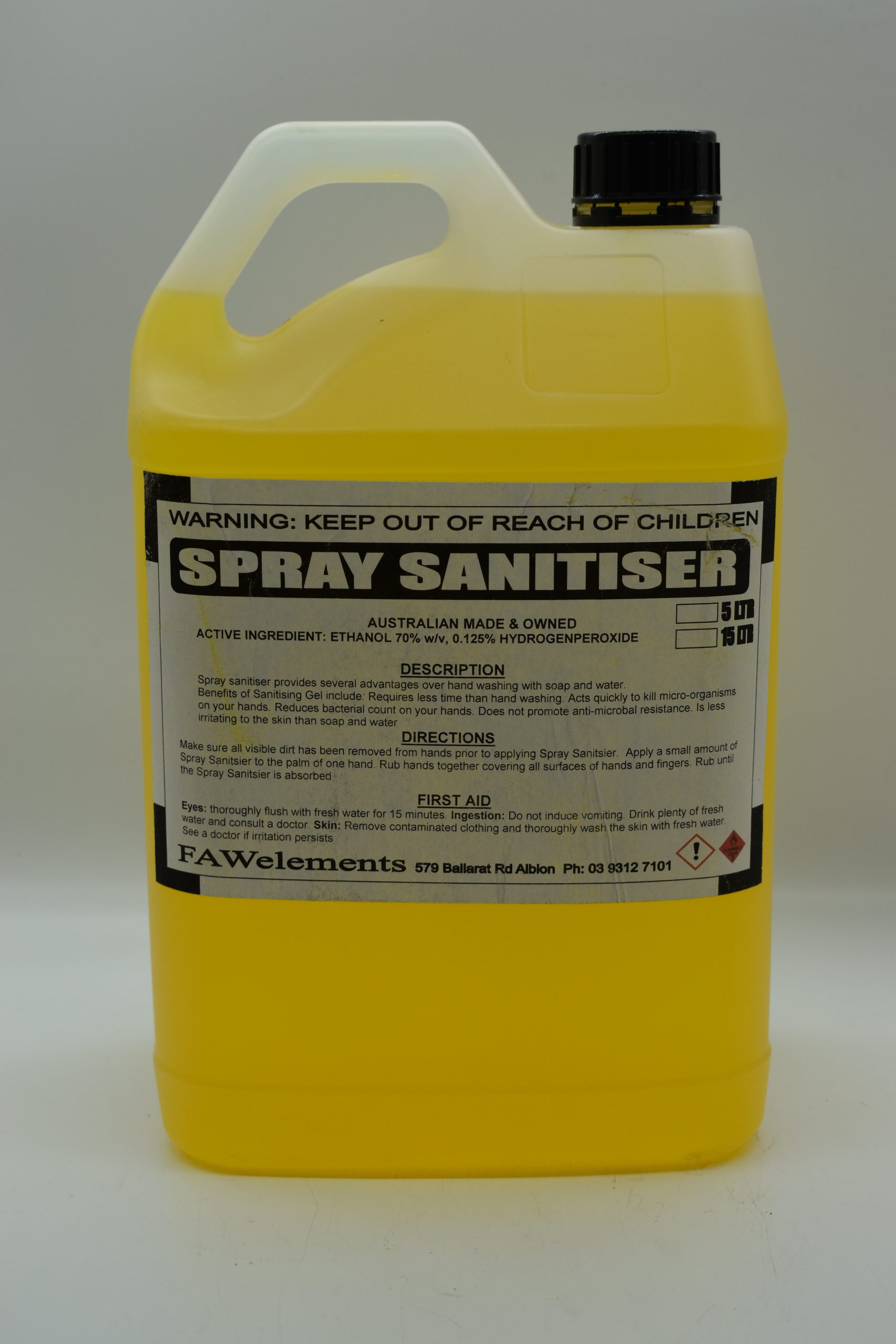 15lt Spray Sanitiser