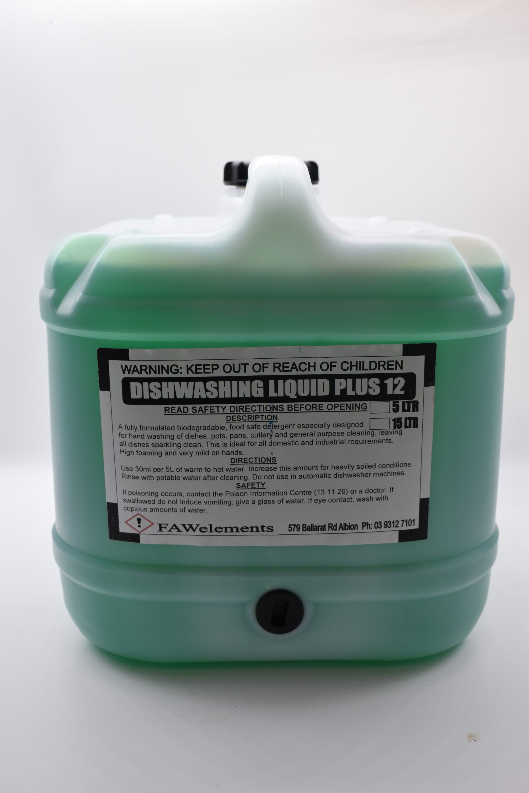 Dishwash Liquid 15lt Green