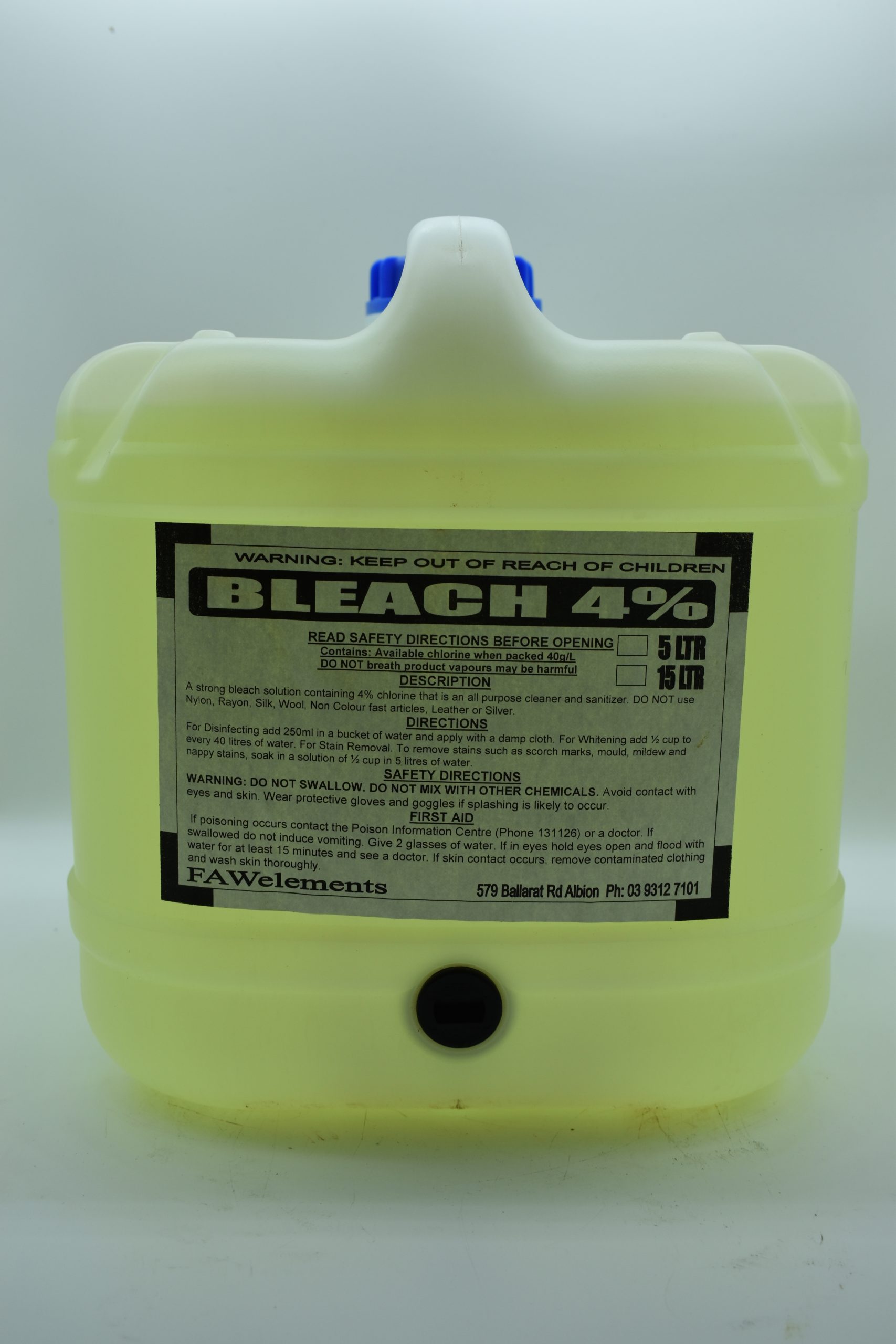 15lt Bleach 4%