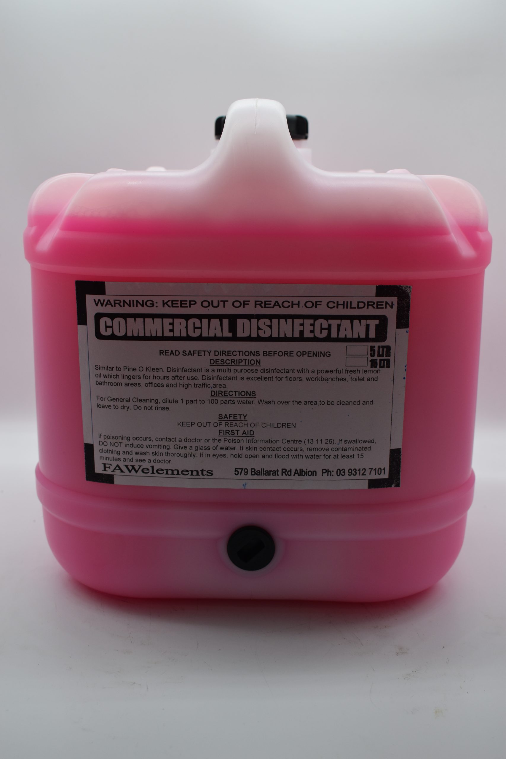 15L Bubblegum Disinfectant