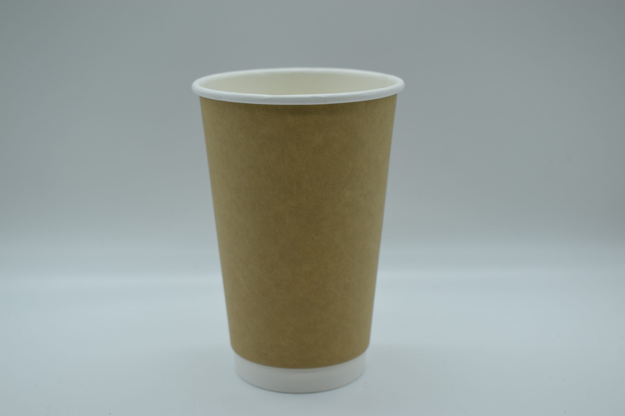 16oz Coffee Cup double Wall craft brown
