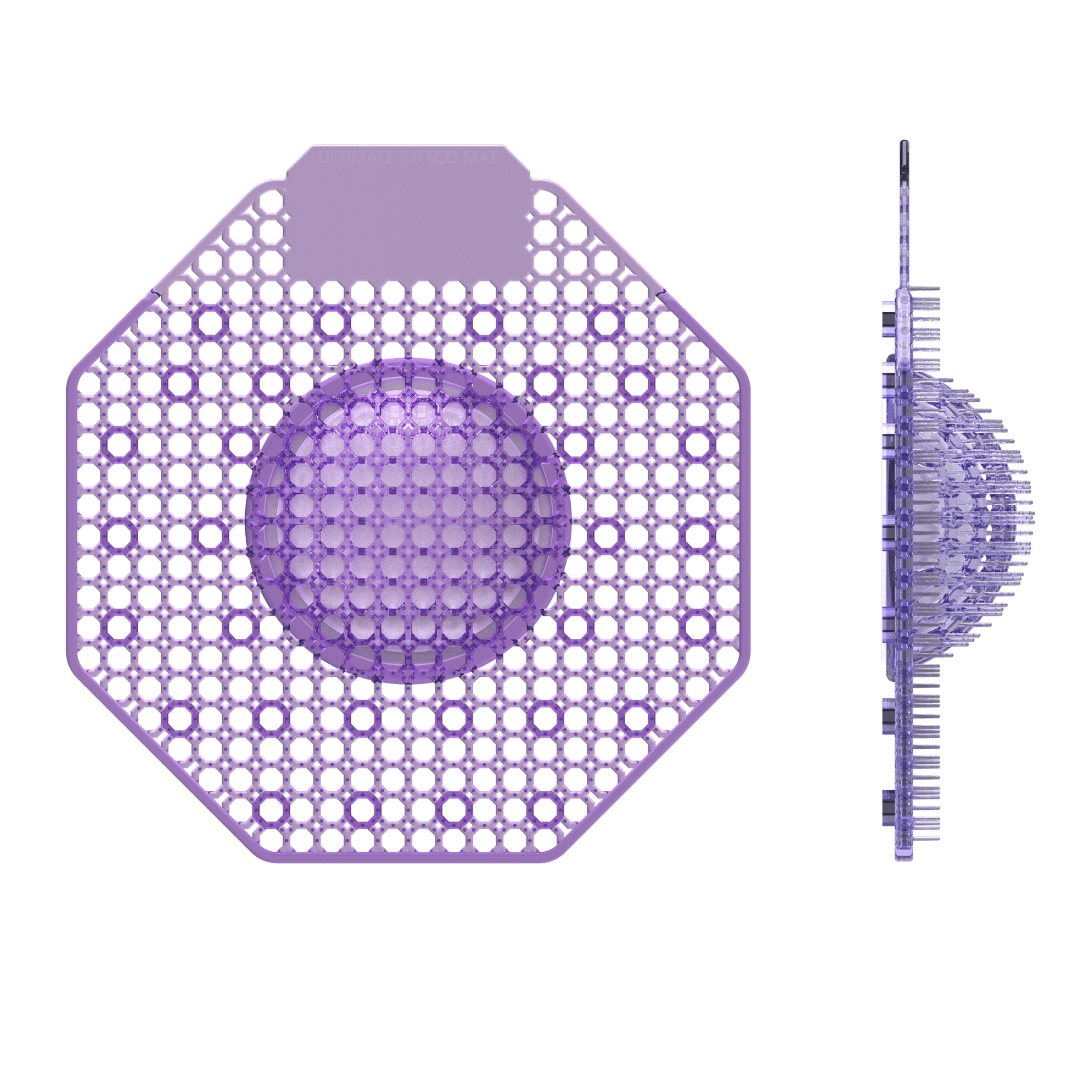 Urinal Pads with Tabs 10 - Purple
