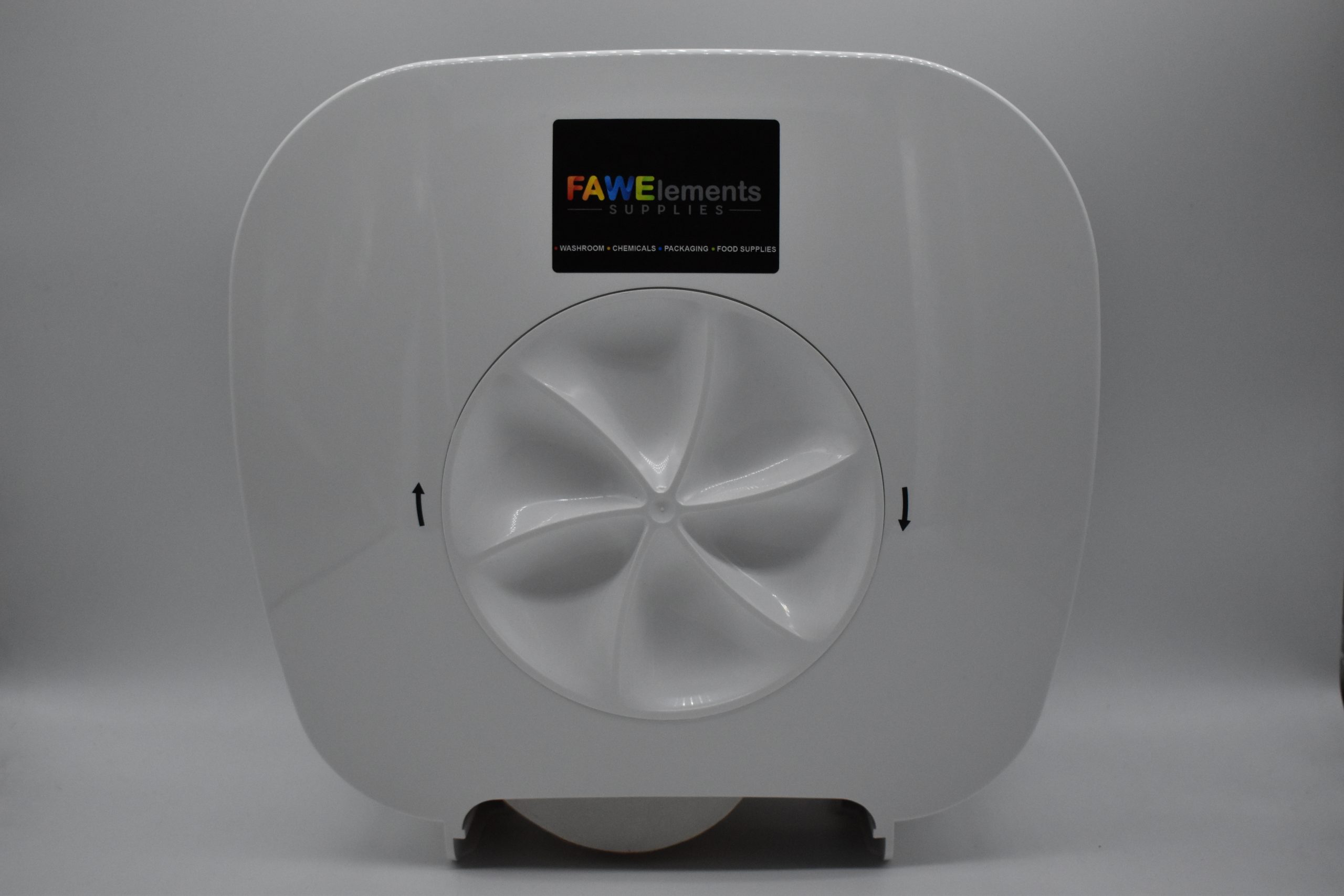 Slim 3-Roll Controlled-Use Toilet Tissue Dispenser - WHITE